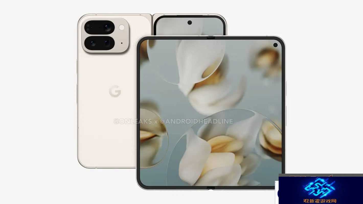 谷歌 Pixel 10 Pro Fold 折叠屏手机渲染图亮相，延续前代机型“=”形相机模组